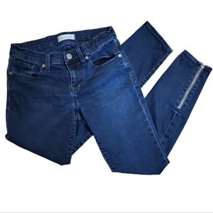 Madewell skinny skinny jeans with side ankle zippers